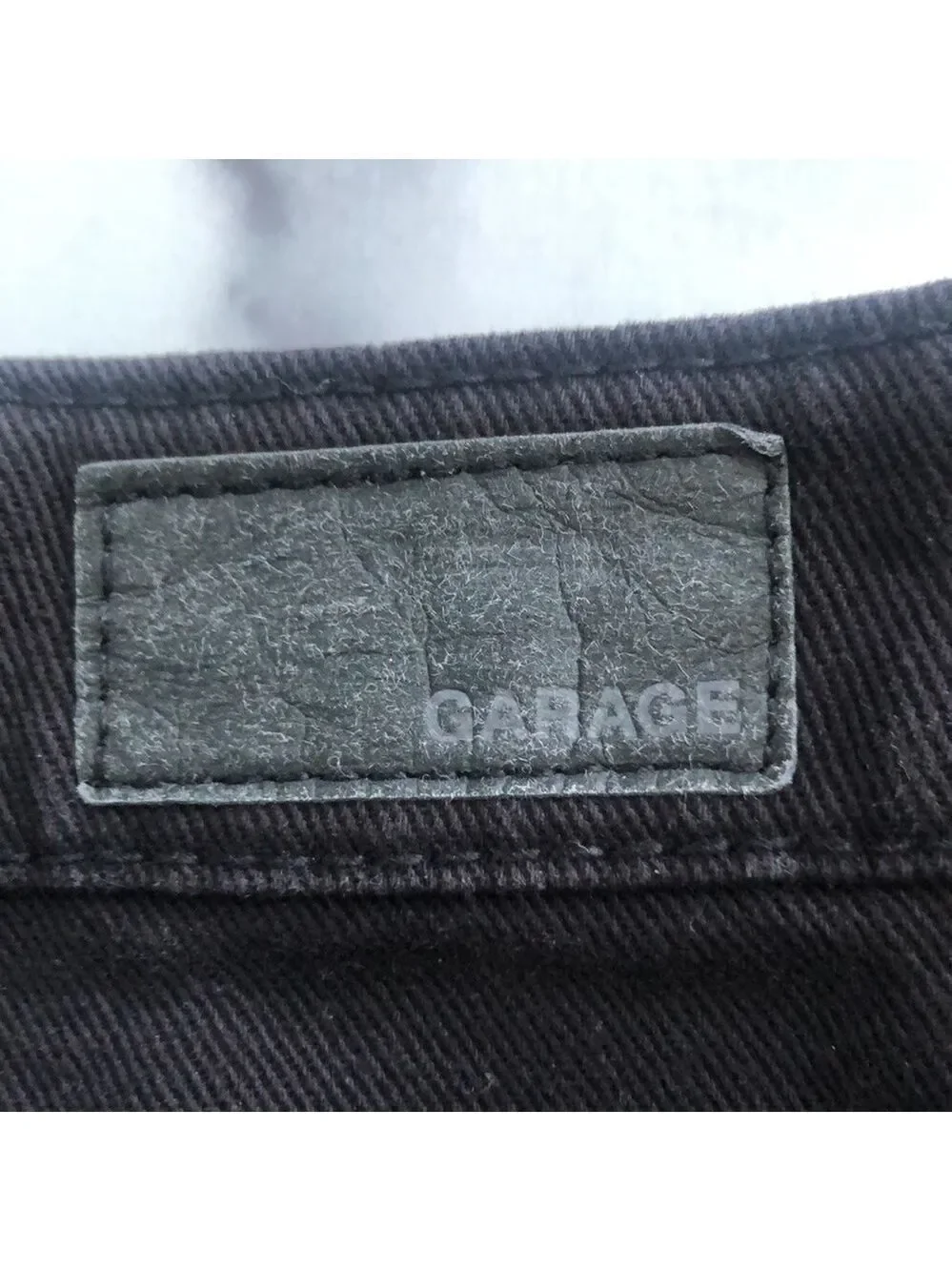Garage Festival Style Black Denim Shorts Size 5